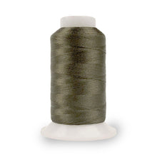 Load image into Gallery viewer, WonderFil Polyfast polyester sewing thread spool p6496 Leaf Green