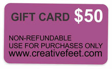 Load image into Gallery viewer, Creative Feet Gift Cards