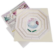 Load image into Gallery viewer, Creative Feet Octi-Hoops free motion embroidery hoops kit with dvd contents
