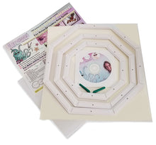 Load image into Gallery viewer, Creative Feet Octi-Hoops free motion embroidery hoops kit with dvd contents