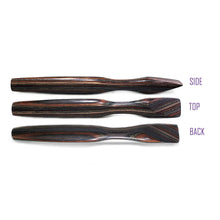 Load image into Gallery viewer, Creative Feet vintage style wooden presser burnt forest