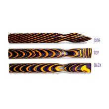 Load image into Gallery viewer, Creative Feet vintage style wooden presser purple sunset