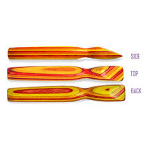 Load image into Gallery viewer, Creative Feet vintage style wooden presser tequila sunrise