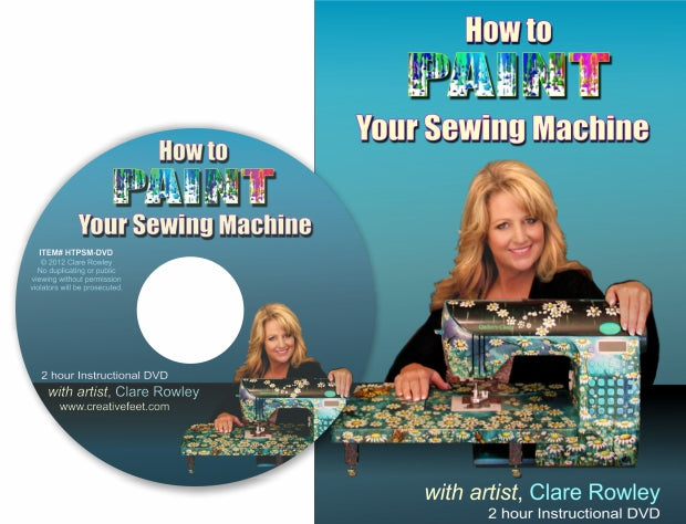 How To Paint Your Sewing Machine Video