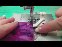 Load and play video in Gallery viewer, Creative Feet Satinedge Foot - Quarter Inch Seams