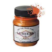 Load image into Gallery viewer, Jacquard Lumiere Fabric Paints 2.25oz - 543 Burnt Orange
