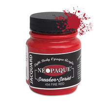 Load image into Gallery viewer, Jacquard Neopaque Fabric Paints 2.25oz - 454 Fire Red
