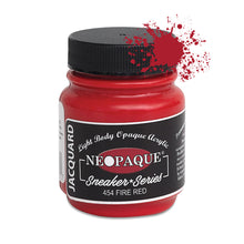 Load image into Gallery viewer, Jacquard Neopaque Fabric Paints 2.25oz - 454 Fire Red