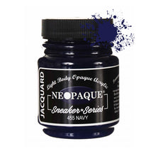 Load image into Gallery viewer, Jacquard Neopaque Fabric Paints 2.25oz - 455 Navy