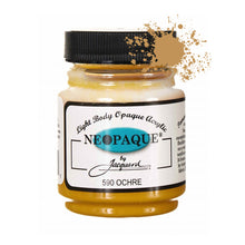 Load image into Gallery viewer, Jacquard Neopaque Fabric Paints 2.25oz - 590 Ochre