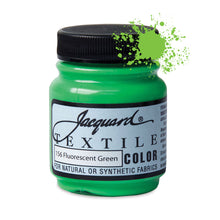 Load image into Gallery viewer, Jacquard Textile Color 2.25oz - 156 Fluorescent Green
