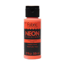 Load image into Gallery viewer, Plaid Fabric Creations Fabric Paint neon orange