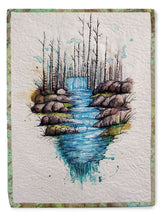 Load image into Gallery viewer, Plaid Fabric Creations Soft Fabric Inks fabric painting finished