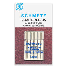 Load image into Gallery viewer, Schmetz sewing machine needles 100/16 leather 5 pack

