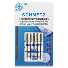 Load image into Gallery viewer, Schmetz sewing machine needles 100/16 universal nonstick 5 pack
