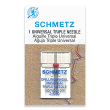 Load image into Gallery viewer, Schmetz sewing machine needles 2.5/80 universal triple