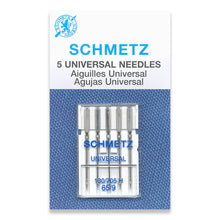 Load image into Gallery viewer, Schmetz sewing machine needles 65/9 universal 5 pack