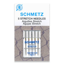 Load image into Gallery viewer, Schmetz sewing machine needles 75/11 stretch 5 pack