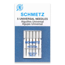 Load image into Gallery viewer, Schmetz sewing machine needles 80/12 universal 5 pack