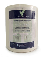 Load image into Gallery viewer, Stick and Tear Sewing Stabilizer Roll 8.5in x 300ft