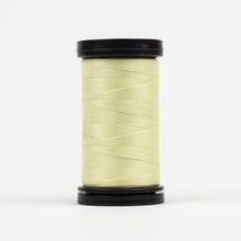 Load image into Gallery viewer, WonderFil Ahrora polyester thread glow in the dark spool ivory