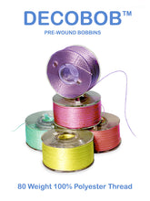 Load image into Gallery viewer, WonderFil DecoBob polyester sewing thread bobbins
