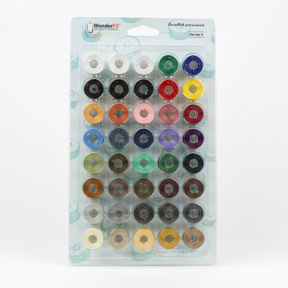 WonderFil DecoBob polyester sewing thread bobbins master collection