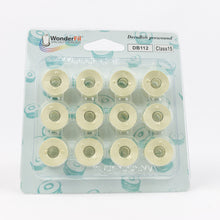 Load image into Gallery viewer, WonderFil DecoBob polyester sewing thread bobbins db112 antique white