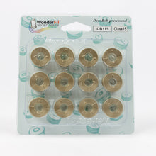 Load image into Gallery viewer, WonderFil DecoBob polyester sewing thread bobbins db115 taupe
