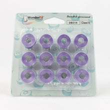 Load image into Gallery viewer, WonderFil DecoBob polyester sewing thread bobbins db314 lilac