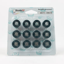 Load image into Gallery viewer, WonderFil DecoBob polyester sewing thread bobbins db315 metal blue