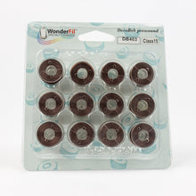 Load image into Gallery viewer, WonderFil DecoBob polyester sewing thread bobbins db403 brown