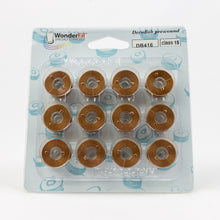 Load image into Gallery viewer, WonderFil DecoBob polyester sewing thread bobbins db416 dark copper