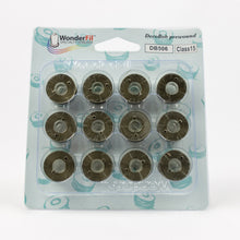 Load image into Gallery viewer, WonderFil DecoBob polyester sewing thread bobbins db506 moss green
