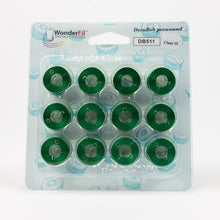 Load image into Gallery viewer, WonderFil DecoBob polyester sewing thread bobbins db511 emerald green
