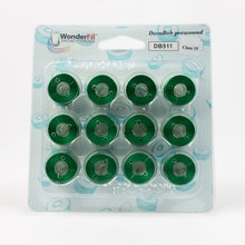 Load image into Gallery viewer, WonderFil DecoBob polyester sewing thread bobbins db511 emerald green