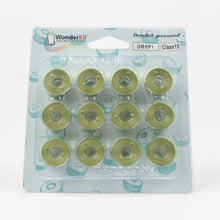 Load image into Gallery viewer, WonderFil DecoBob polyester sewing thread bobbins db591 sage