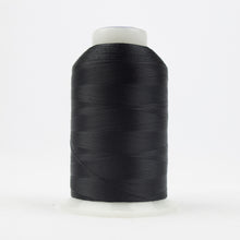 Load image into Gallery viewer, WonderFil DecoBob polyester sewing thread spool db101 black
