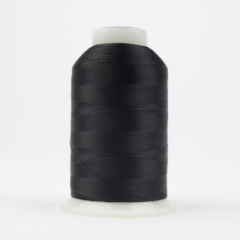 WonderFil DecoBob polyester sewing thread spool db101 black