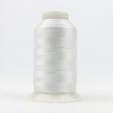 Load image into Gallery viewer, WonderFil DecoBob polyester sewing thread spool db104 white