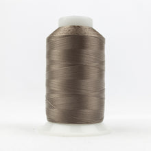 Load image into Gallery viewer, WonderFil DecoBob polyester sewing thread spool db114 brown/grey
