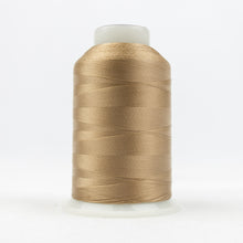Load image into Gallery viewer, WonderFil DecoBob polyester sewing thread spool db414 soft tan
