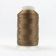 Load image into Gallery viewer, WonderFil DecoBob polyester sewing thread spool db463 dark tan