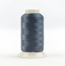 Load image into Gallery viewer, WonderFil InvisaFil 2500m Thread Spool Blue Grey