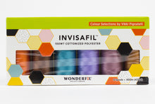 Load image into Gallery viewer, WonderFil InvisaFil polyester sewing thread collections b009 400m package
