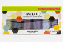 Load image into Gallery viewer, WonderFil InvisaFil polyester sewing thread collections b010 400m package
