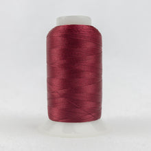 Load image into Gallery viewer, WonderFil Polyfast polyester sewing thread spool p1017 dark cherry
