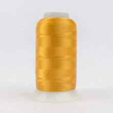Load image into Gallery viewer, WonderFil Polyfast polyester sewing thread spool p1052 curry gold