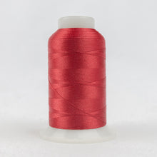Load image into Gallery viewer, WonderFil Polyfast polyester sewing thread spool p1089 coral red