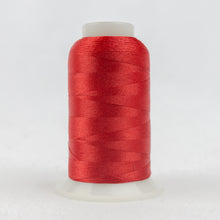 Load image into Gallery viewer, WonderFil Polyfast polyester sewing thread spool p1091 satin red
